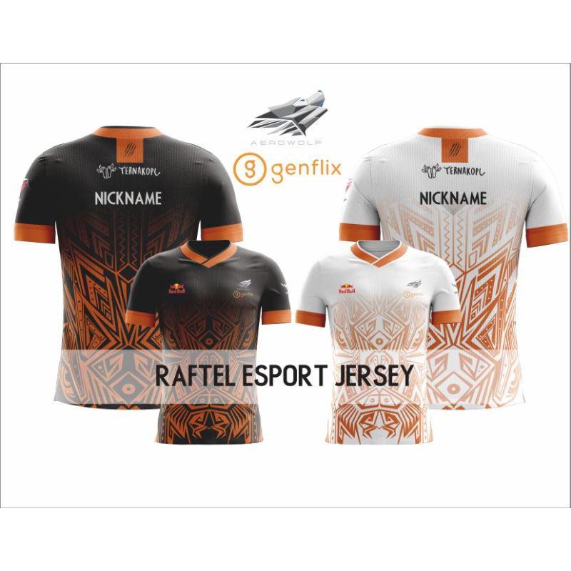 Jersey Genflix aerowolf  ( free nickname bisa custom logo dan warna )