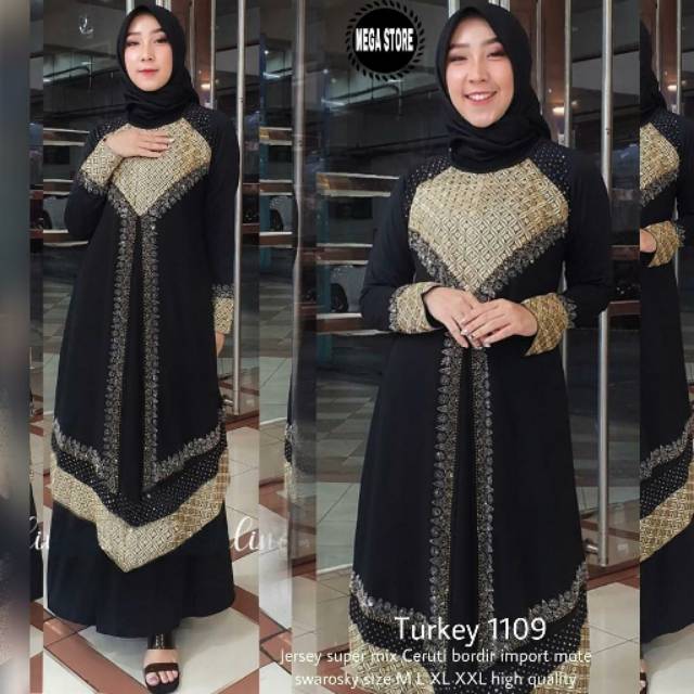 Turkey 1109 / abaya turkey / gamis abaya
