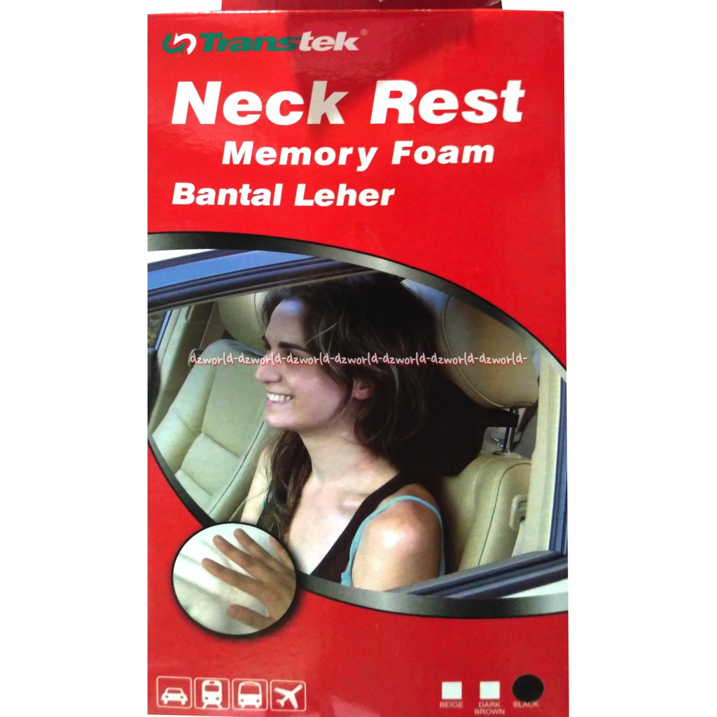 Neck Rest Transtek Memory Foam Bantal Leher Memory foam Empuk Bantal Mobil