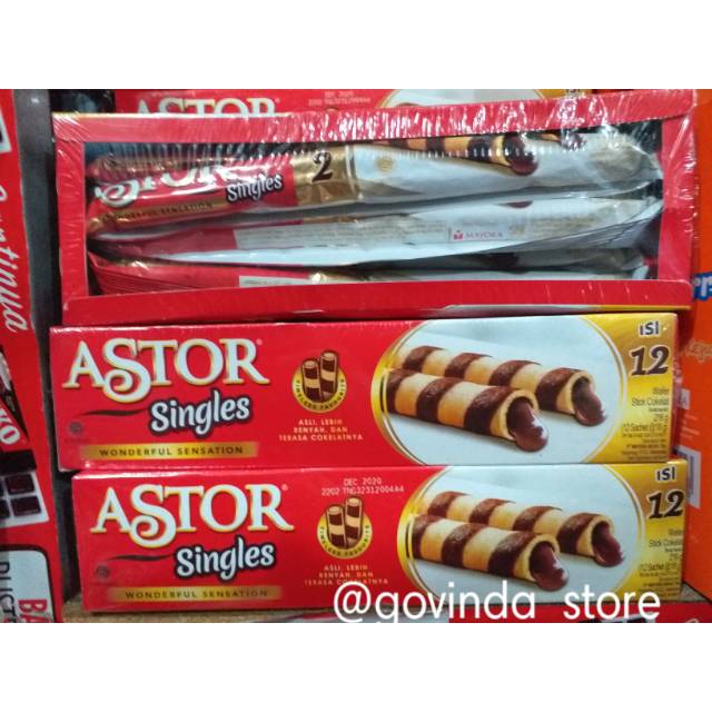 

ASTOR SINGLES COKLAT ISI 12pcs/1box