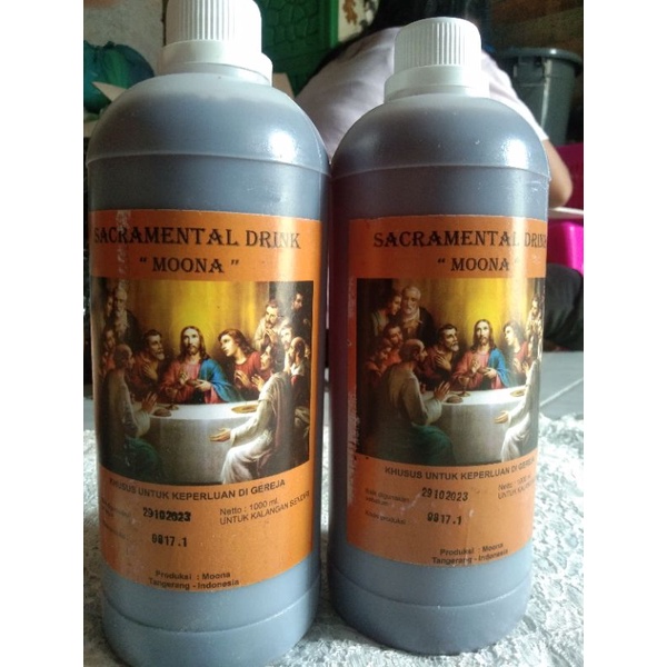 

MINUMAN PERJAMUAN KUDUS 1 LITER