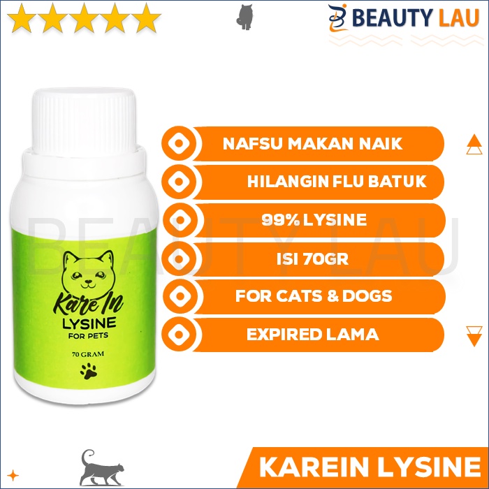 CAT LYSINE KAREIN VITAMIN PENAMBAH NAFSU MAKAN KUCING OBAT PENGGEMUK KUCING SUPLEMEN KUCING MURAH