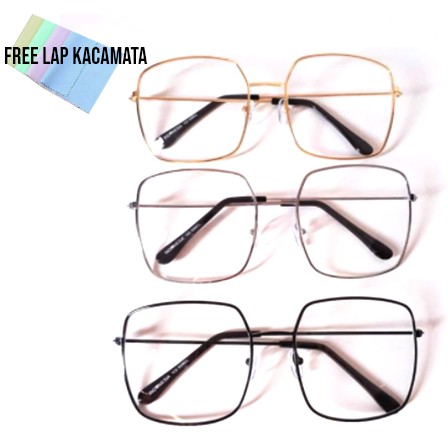 KACAMATA KOTAK BESAR GAYA KOREA