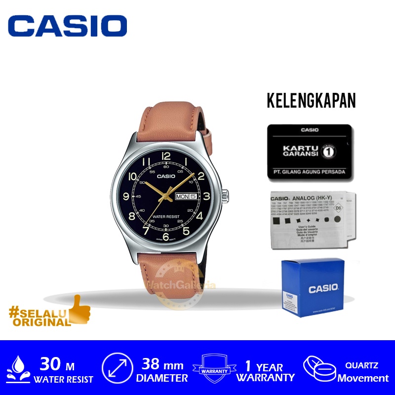 Casio General Analog Man MTP-V006L-1B3UDF / MTPV006L / MTPV006L1B3UDF