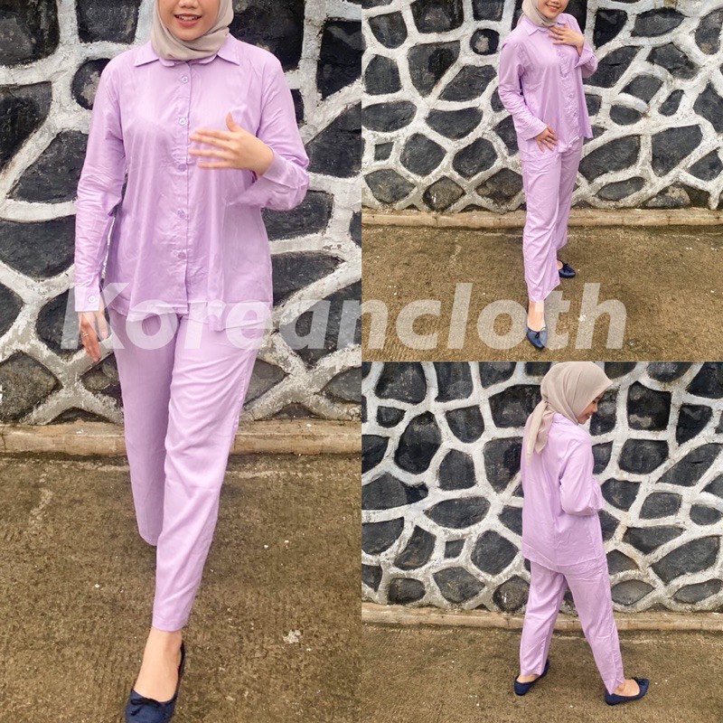 PIYAMA / BAJU TIDUR POLOS KATUN TERMURAH