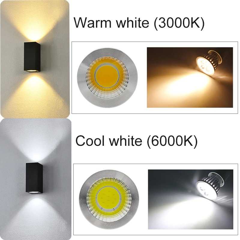 Eleven Master Lampu Dinding Dekorasi Rumah Nordic Simple Wall Lamp 2 Head COB 6W Warm White - GWL082