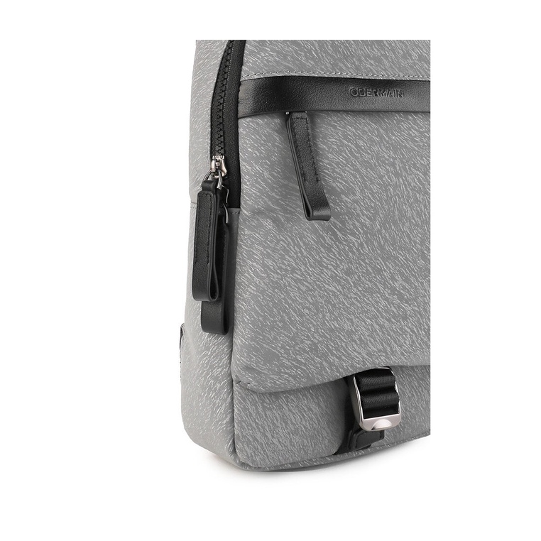 TAS SELEMPANG DADA/BADAN PRIA OBERMAIN SLING CHEST/BODY BAG ORIGINAL ABU-ABU GREY OM018