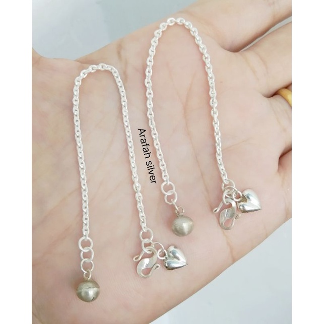 Gelang Rantai Medan Bayi / Anak 3 Tahun Bahan Perak Murni Murah Palembang