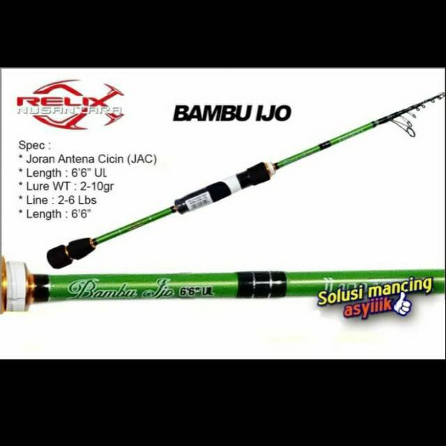 Joran relix nusantara bambu ijo 665
