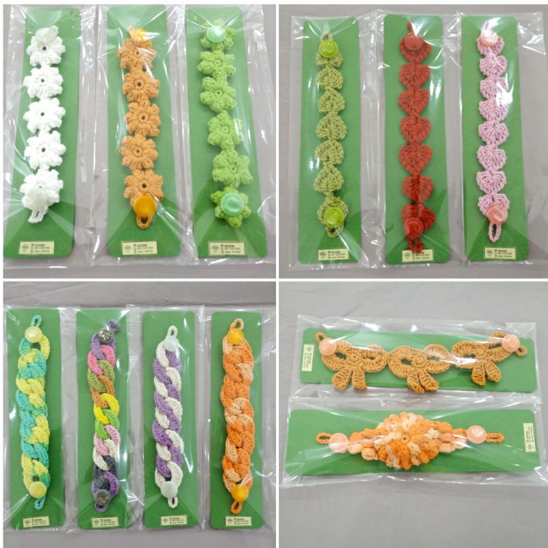 Konektor Masker Hijab Rajut - Konektor Masker - Tali Pengait Masker