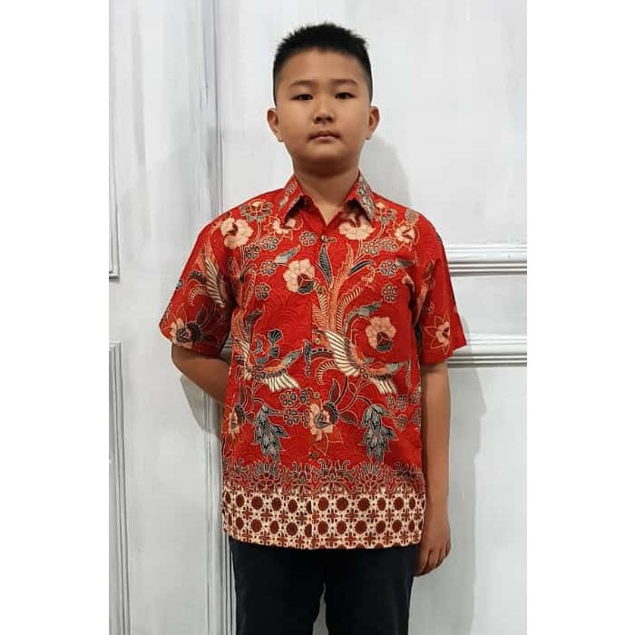Baju Hem Anak Laki-Laki Batik Giani