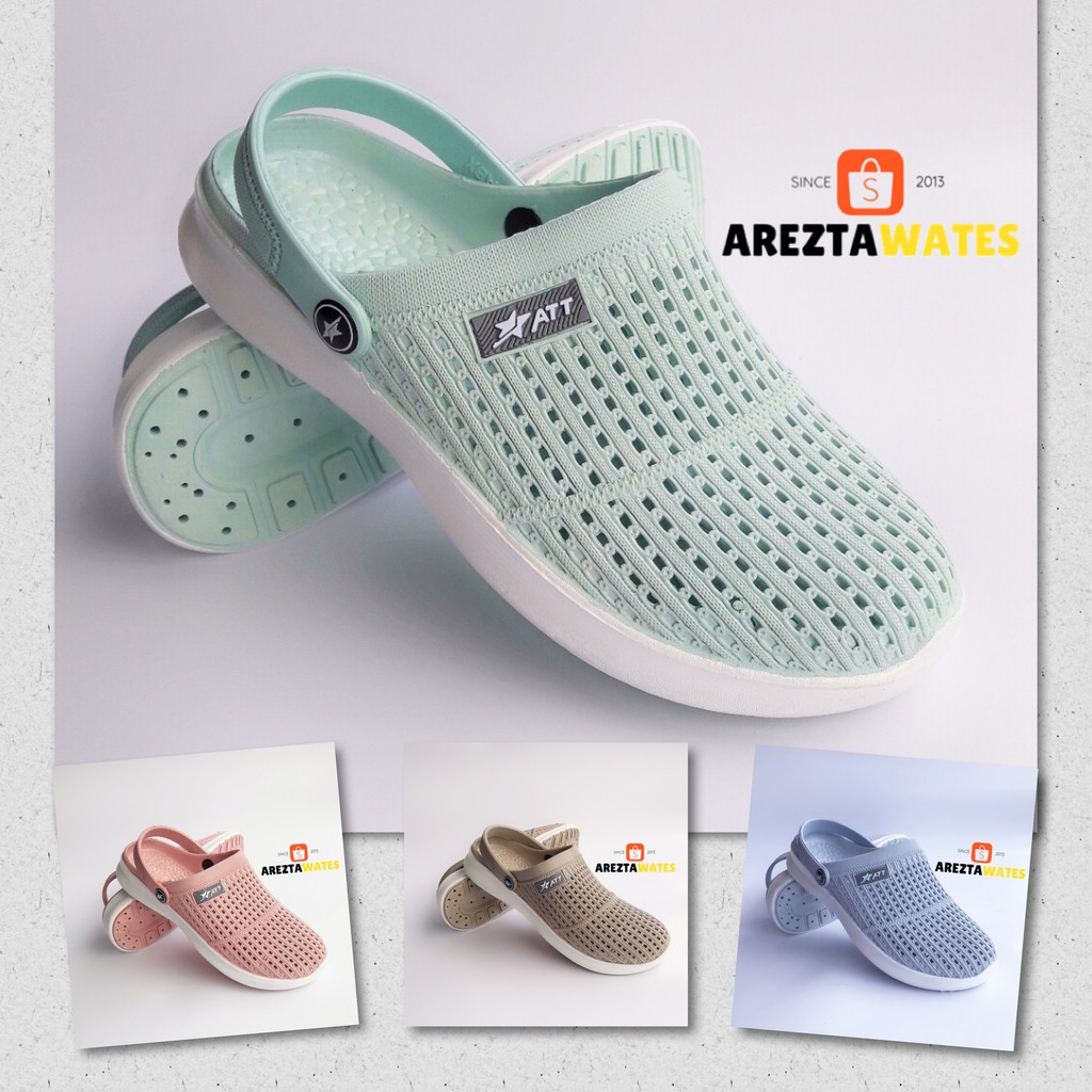 Sandal selop slip on wanita karet ATT MSW 562