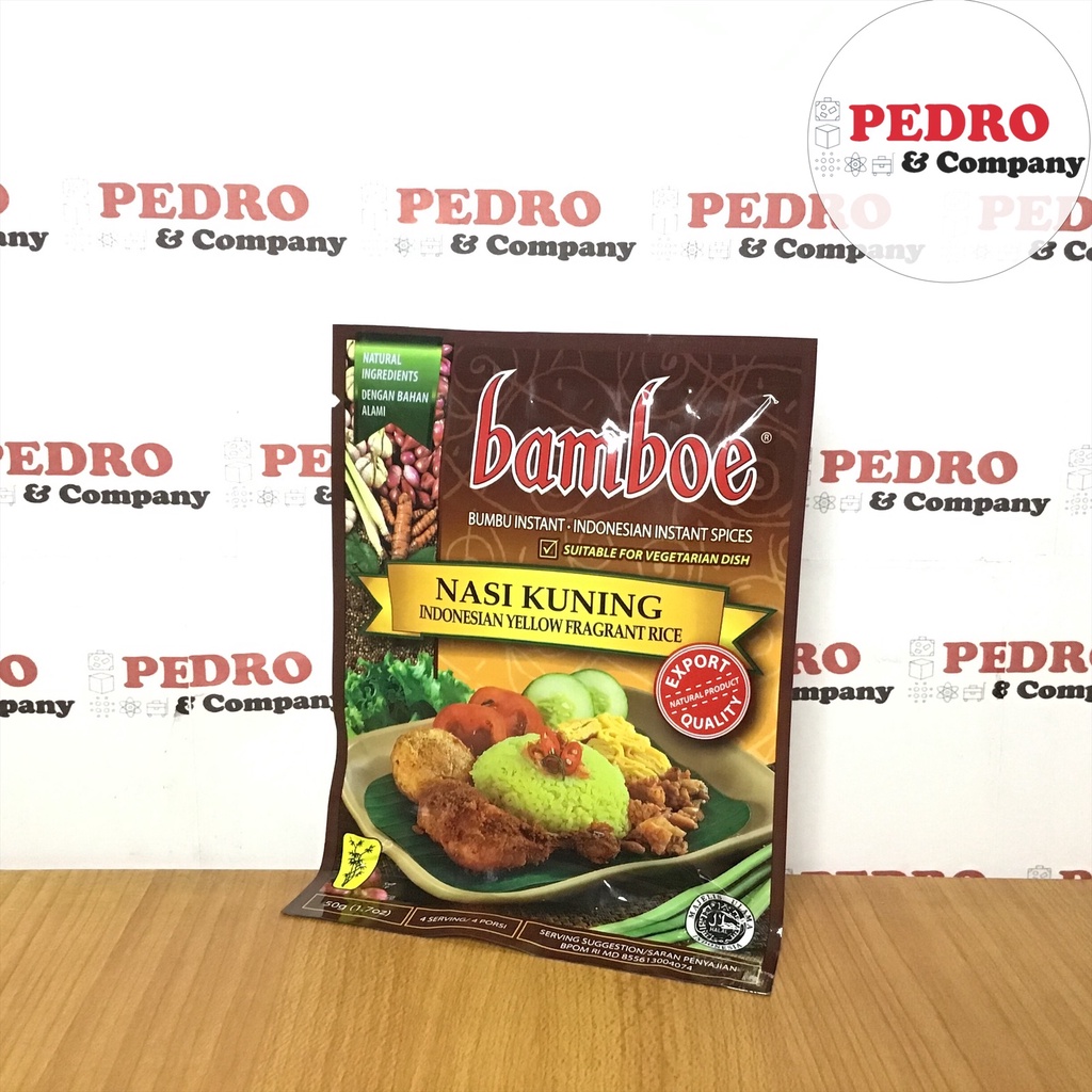 

Bamboe bumbu nasi kuning 50 gram - indonesian yellow fragrant rice - instant spice