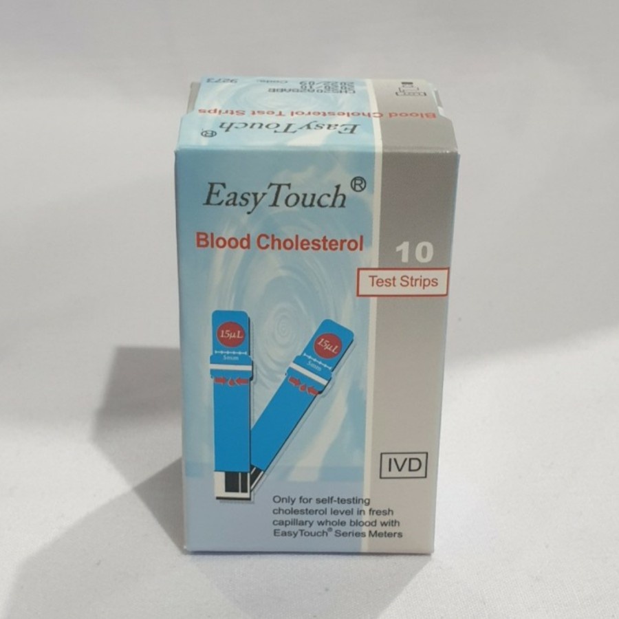 Strip Easy Touch Cholesterol Refill Colesterol Alat Cek Kolesterol Mengukur Kadar Lemak Darah