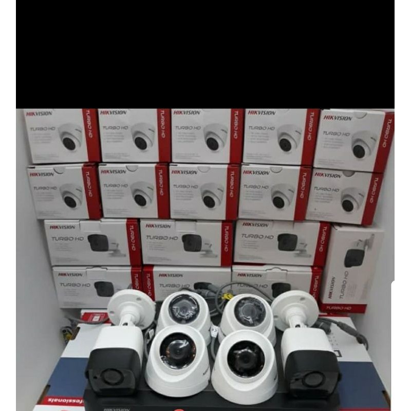 PAKET CCTV HIKVISION 2MP 8CH INCLUDE AUDIO/MIC CCTV KOMPLIT TGGL PASANG NEW