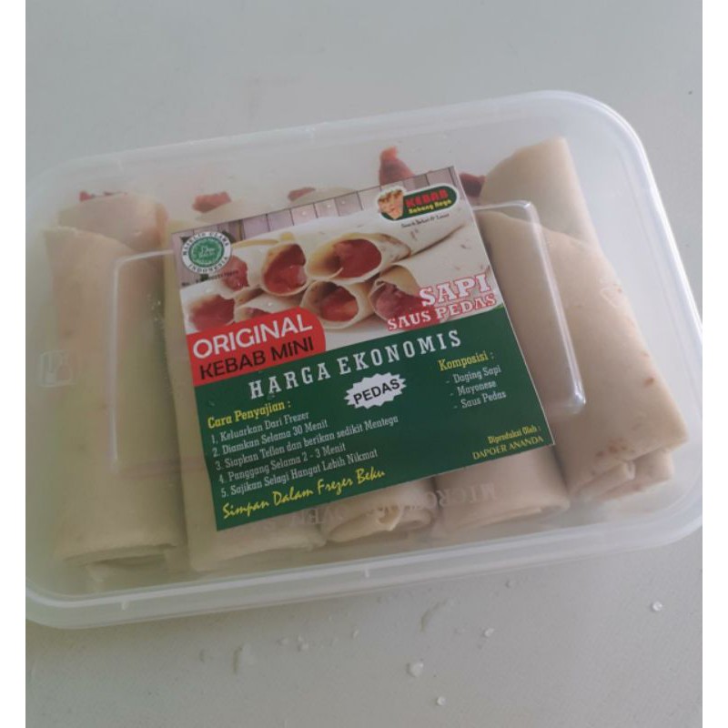 

Kebab Mini Sapi Isi 5