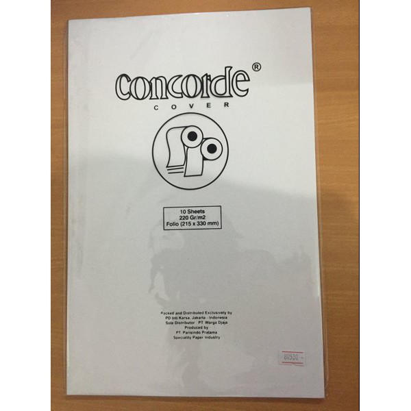 Kertas Concorde Folio 220 gsm