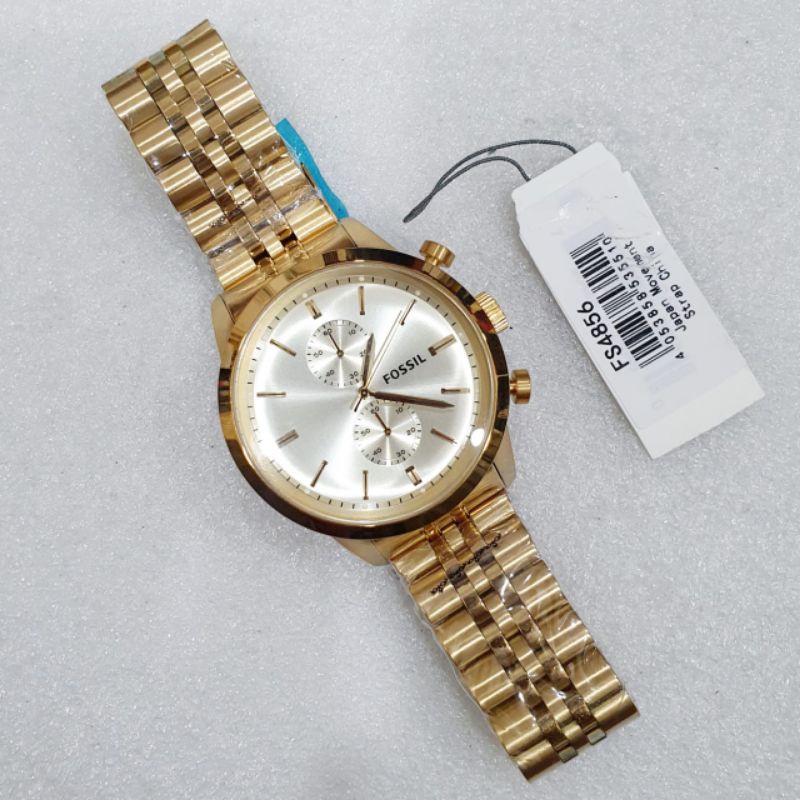 JAM TANGAN PRIA WANITA | RANTAI | KULIT | KARET | MURAH | F0*SIL FS-4856 ORI AUTOMATIC STAINLESS STE