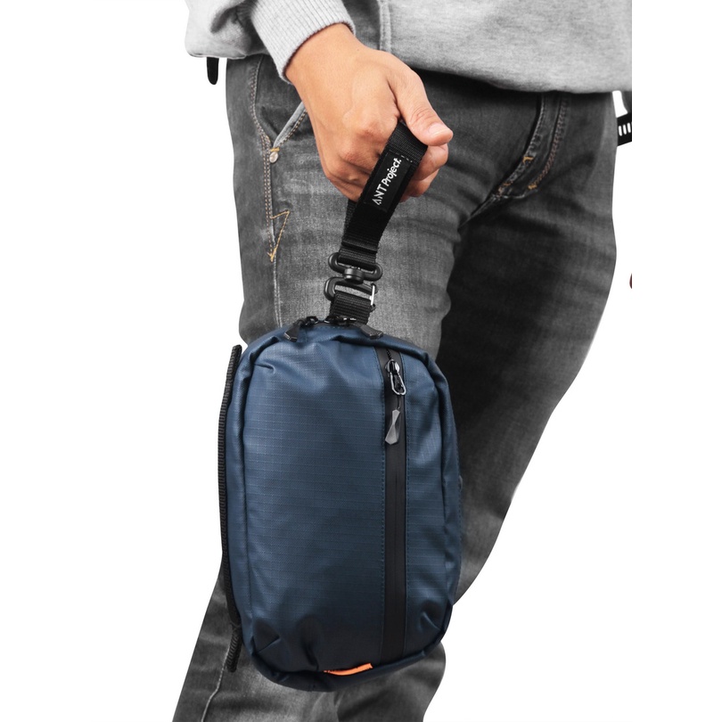 ANT PROJECT - Waist Bag Pria DRY Navy 3 in 1 Waterpfroop