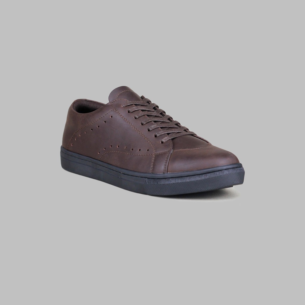 ARTAP - Sepatu Sneakers Kulit Asli - Alordi CH Brown Black Sole