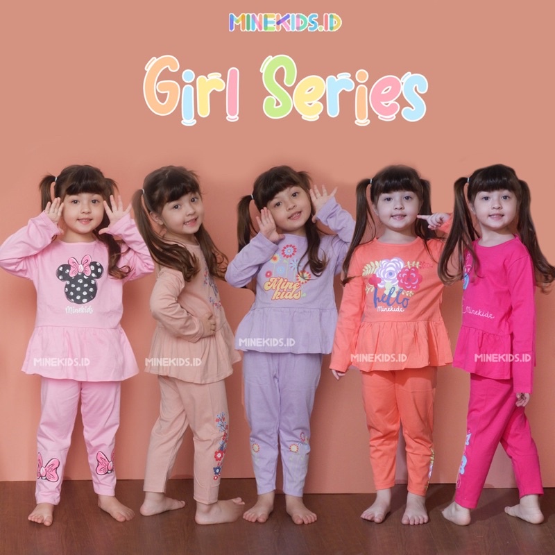 Setelan Anak Casual Iconic Minekids Set Casual