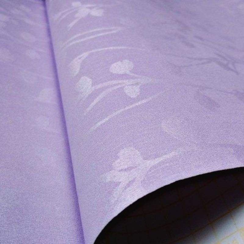 

alas mahar motif timbul warna ungu