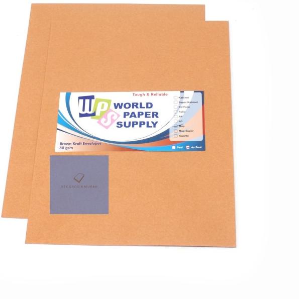 

♝ Amplop Coklat Ukuran Map WPS ( 27,5 x 37,5 cm ) GOSEND ➯