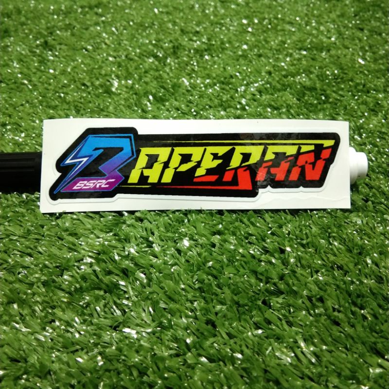 stiker kata2 sticker " Baperan"