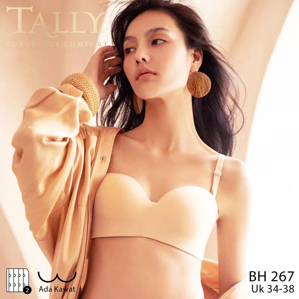BH BRA 267 TALLY KAWAT || BH ROBOT BAHAN LICIN SEAMLESS | TALI BISA COPOT PASANG LIFESTYLE BRA |ADA KAWAT HALF CUP KAIT 2 - SIZE 34 36 38