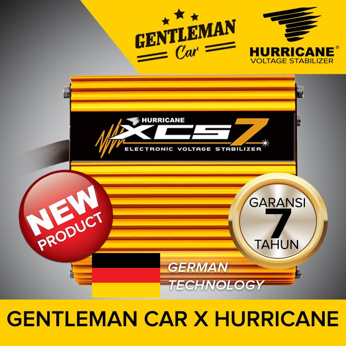 Hurricane XCS 7 Mobil Free 1 kabel ground  Wire   Garansi Resmi 7 Tahun