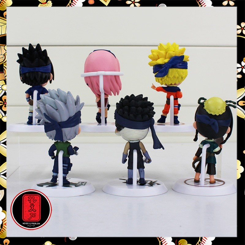 Action Figure Naruto 6 PCS