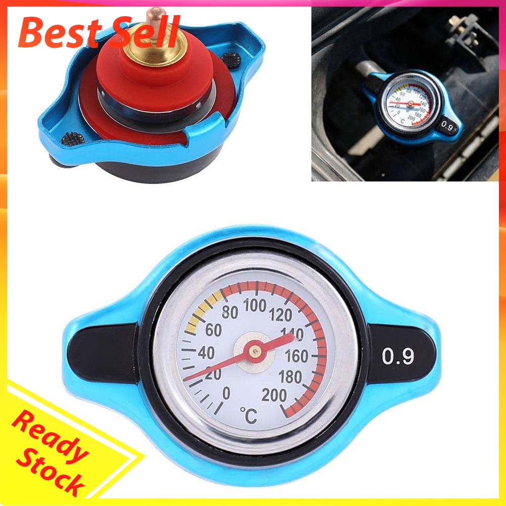 Small Head Car Auto Radiator Cap Water Temperature Meter Thermostatic Gauge