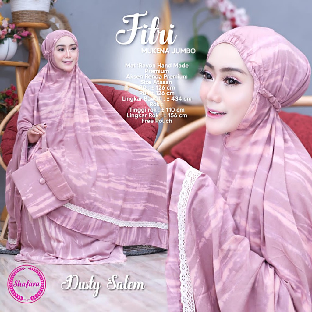 MUKENA RAYON PREMIUM OVAL HIJAB