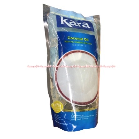 Kara Coconut Oil 1L Minyak Goreng Kelapa Bebas Kolestrol 1 Liter Karra Kokonut Oils Minyak Goreng Non Colesterol Karraoil 1000ml Kemasan Pouch Plastik refill Isi Ulang Karra