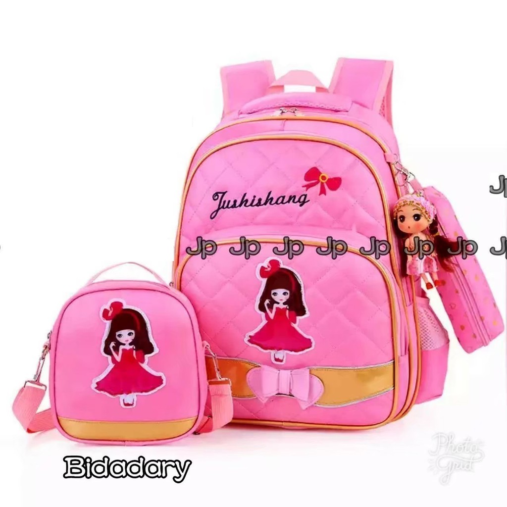 BDKR_TAS - (COD)Tas Ransel BIDADARI_Ratu/ Fashion Anak Sekolah 4 Warna Tas Anak sekolah SD Baby Bag Tas Ransel Anak Sekolah Karakter perempuan Tas Karakter Bidadari