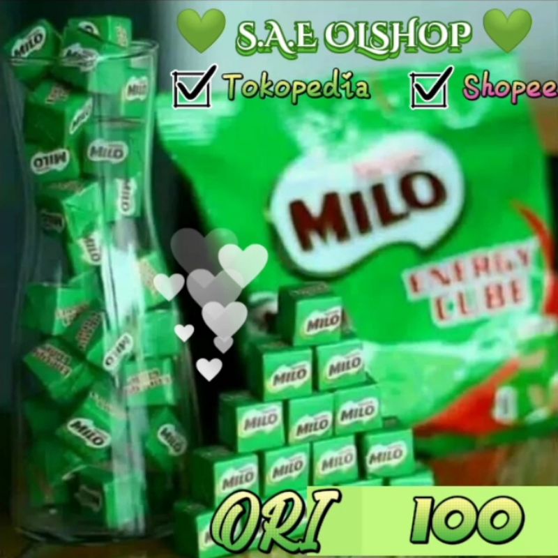 

MILO CUBE ISI 100 ORI MALAYSIA KEMASAN KERDUS SEDERHANA