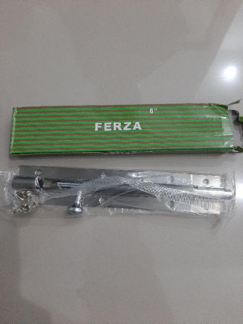 Grendel Slot Pintu Jendela 6  Inch Putih Kuning Emas Chrome Stainless