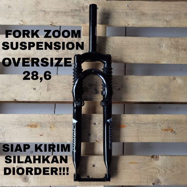 SP13D Fork Zoom Untuk Sepeda Gunung MTB roda 26 VBrake 25.4 Standart