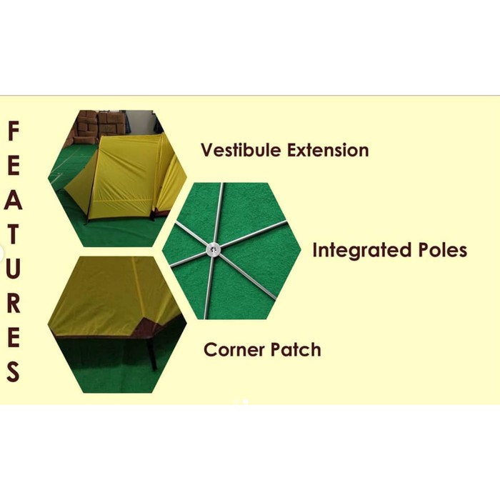 Vestibule Extension Tenda Big Adventure Argopuro kap 6 Orang // Teras Tenda Big Adventure