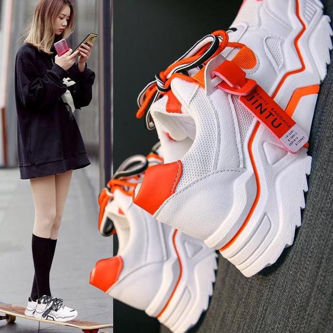 Lagi Tren Cuci Gudang Sw804 Sepatu Olahraga Wanita Terbaru 2019 Versi Korea Snearkers Trandy Fashi Shopee Indonesia