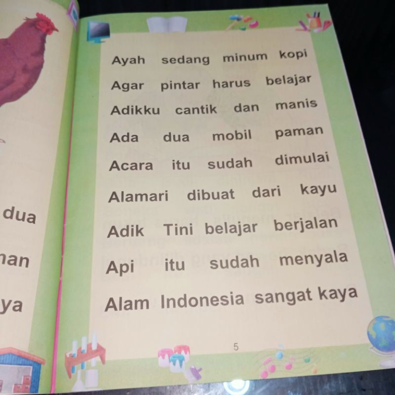 buku lancar membaca 2A 32 halaman (19x27 cm)