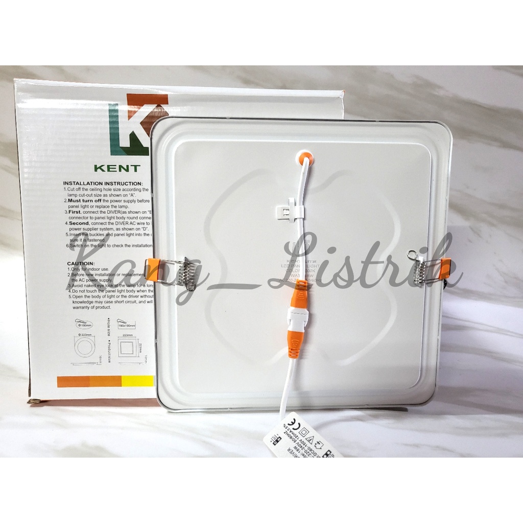 Lampu LED Panel / Downlight Murah / Downlight LED Panel 18W KOTAK INBOW