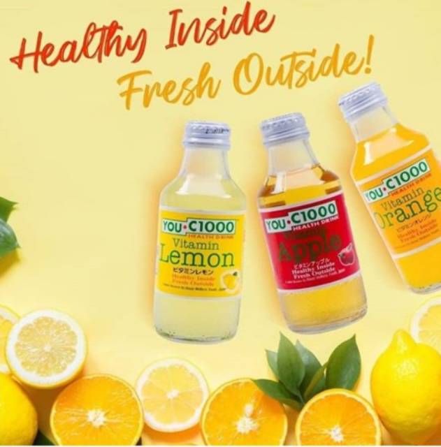 You C1000 Vitamin Health Drink Lemon Orange Pcs Shopee Indonesia