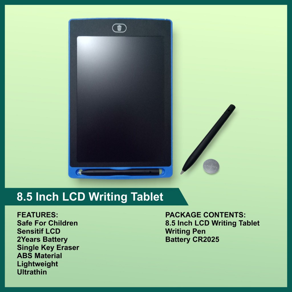 LCD Drawing Writing Tablet 8.5&quot; - Papan Tulis Gambar