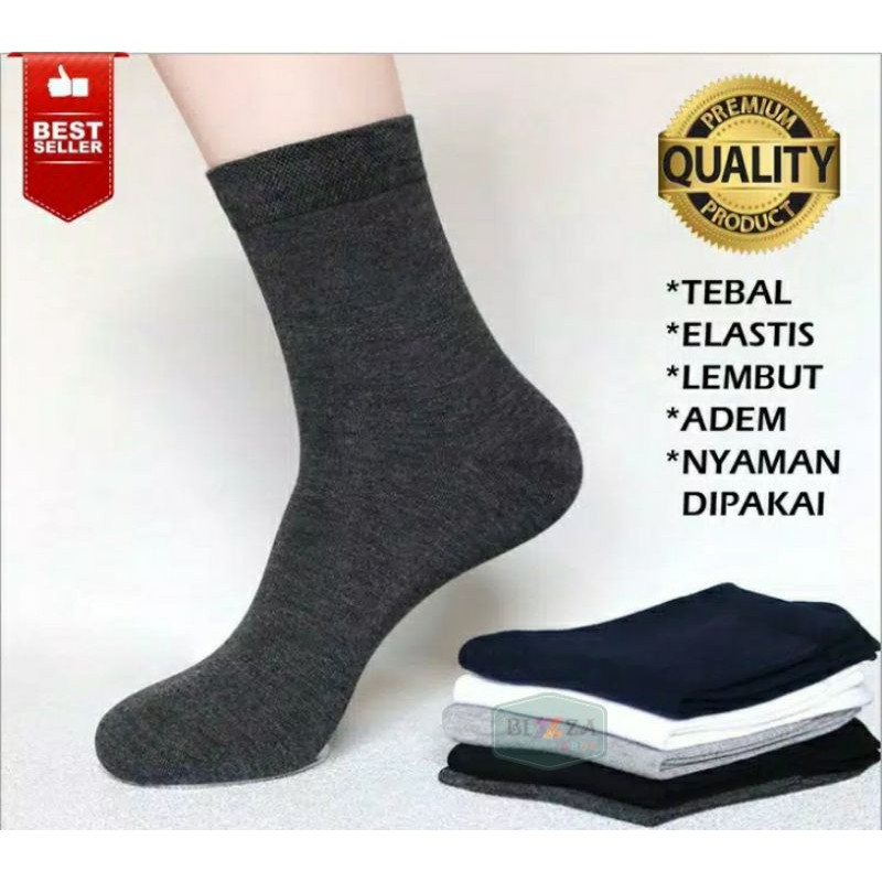 Kaos Kaki Kantor Polos Pria Dewasa Eksekutif