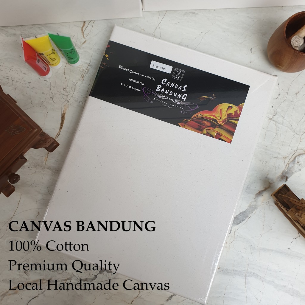 

CANVAS BANDUNG Ukuran 30x40cm PREMIUM Best Quality Hand Made Canvas/ Kanvas Lukis Spanram 30 x 40 cm