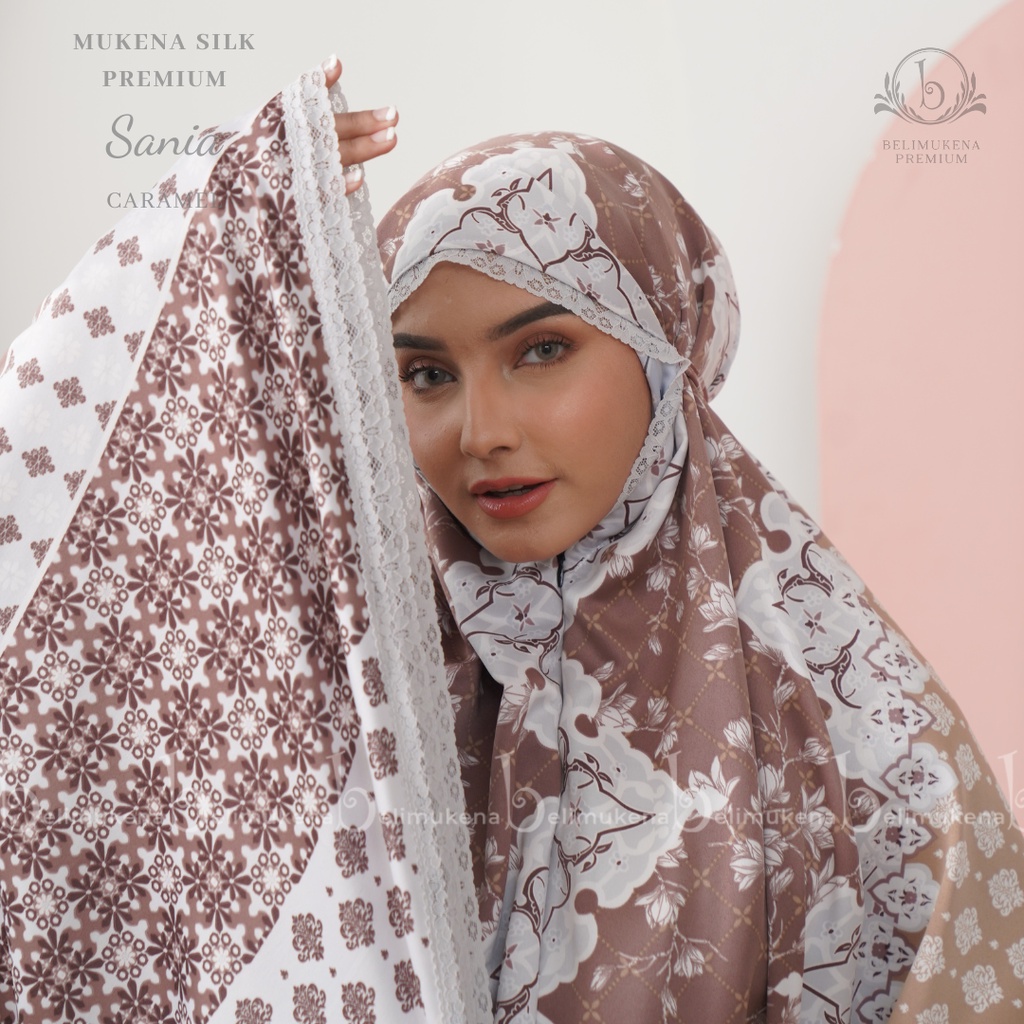 Mukena Silk Premium 2in1 Sania Set Sajadah