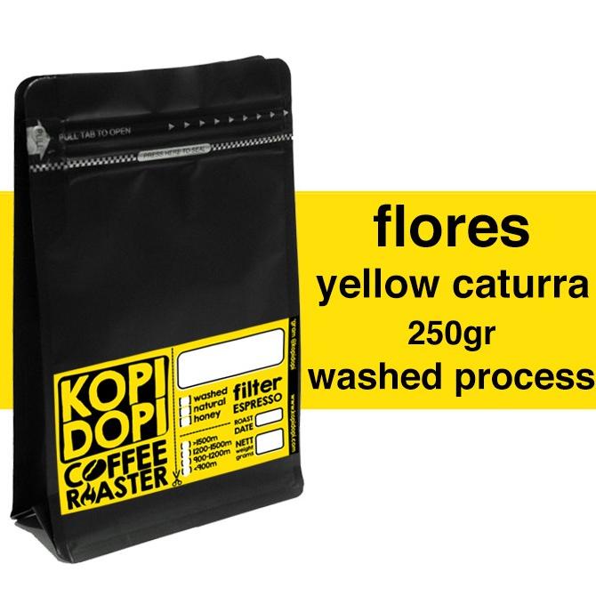 

[ COD ] Biji Kopi Arabica Flores Yellow Caturra 250gr 250g 250 gram FREE ONGKIR Kode 930