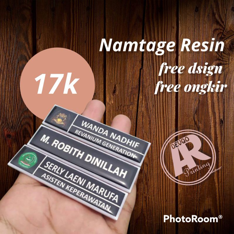 

NAMETAG cc tanda pengenal, nama didada nameteg