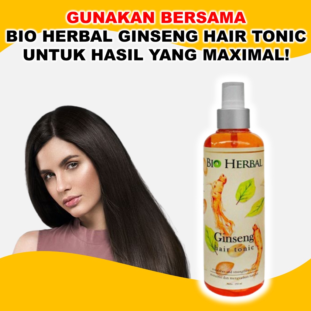 Sampo Rontok Parah Dan Ketombe Penyubur Penumbuh Rambut Ginseng Paling Ampuh BPOM 250 ml B1Q